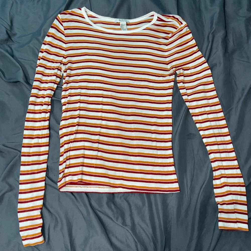 Forever 21 Striped Long Sleeve